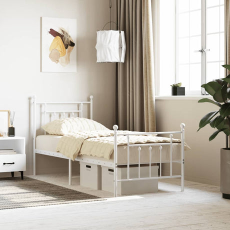 Metal Bed Frame Without Mattress 100X200Cm