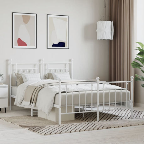 Metal Bed Frame Without Mattress 100X200Cm