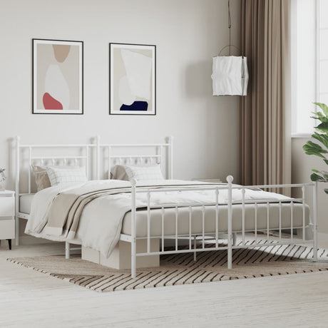 Metal Bed Frame Without Mattress 100X200Cm