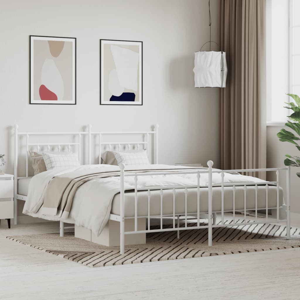 Metal Bed Frame Without Mattress 100X200Cm