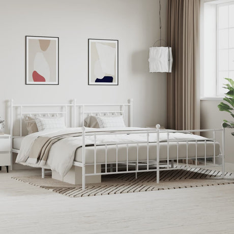 Metal Bed Frame Without Mattress 100X200Cm