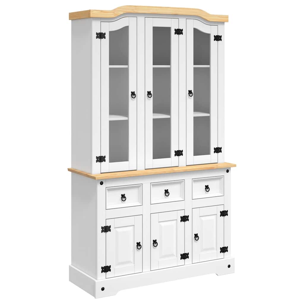 Highboard Corona 112X43X196 Cm Solid Wood Mexican Pine