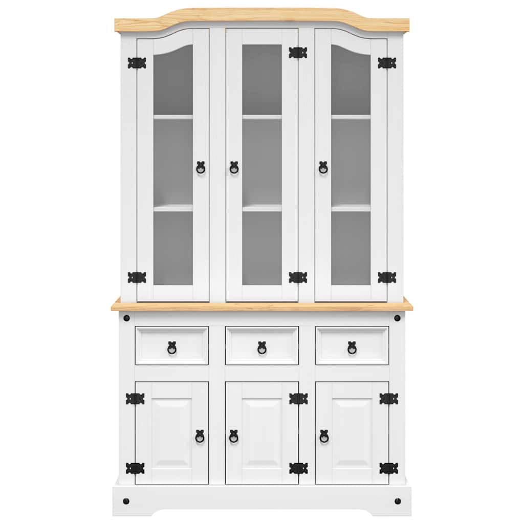 Highboard Corona 112X43X196 Cm Solid Wood Mexican Pine