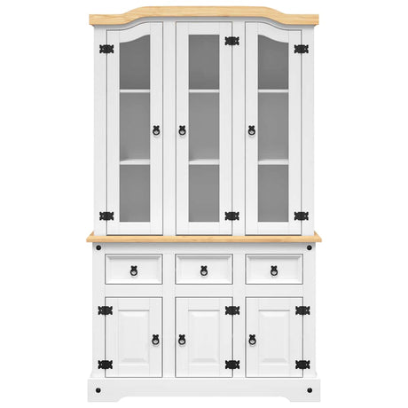 Highboard Corona 112X43X196 Cm Solid Wood Mexican Pine