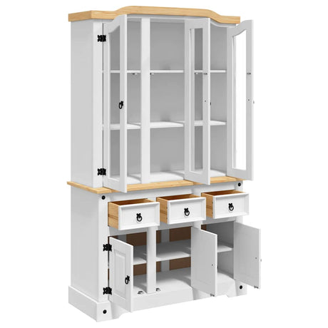 Highboard Corona 112X43X196 Cm Solid Wood Mexican Pine