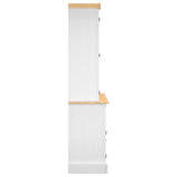Highboard Corona 112X43X196 Cm Solid Wood Mexican Pine