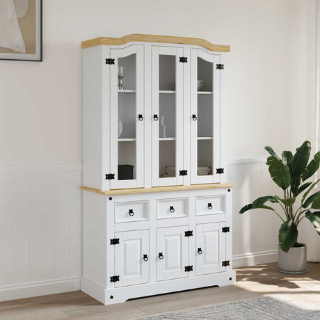 Highboard Corona 112X43X196 Cm Solid Wood Mexican Pine
