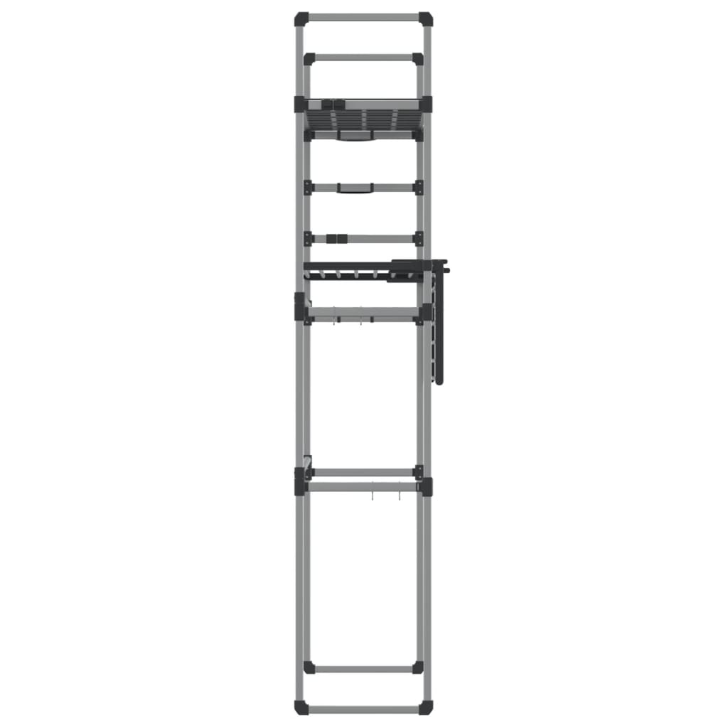 Washing Machine Shelf 77X52X192 Cm Aluminium