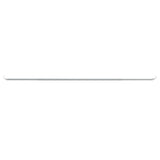Curtain Rails 2 Pcs White And Silver Aluminium