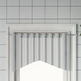 Curtain Rails 2 Pcs White And Silver Aluminium