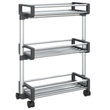 Storage Trolley 59X20X75 Cm Aluminium