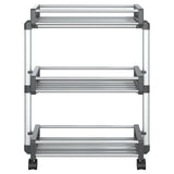 Storage Trolley 59X20X75 Cm Aluminium