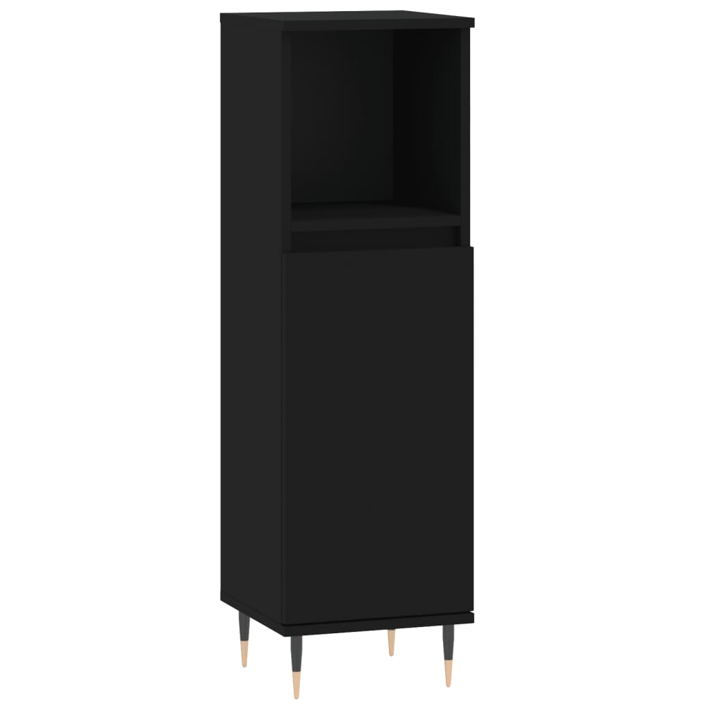 3 Piece Bathroom Cabinet Set Engineered Wood