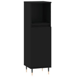 3 Piece Bathroom Cabinet Set Engineered Wood