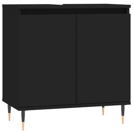 3 Piece Bathroom Cabinet Set Engineered Wood