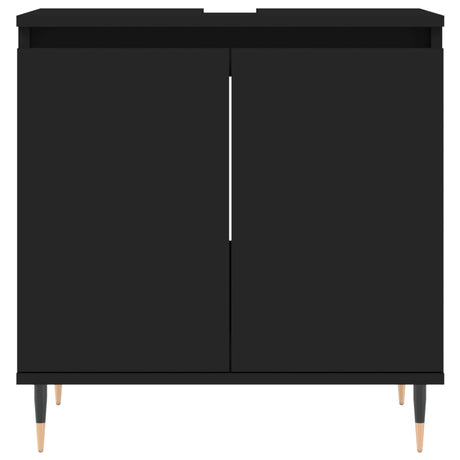 3 Piece Bathroom Cabinet Set Engineered Wood