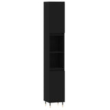 3 Piece Bathroom Cabinet Set Engineered Wood