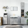 3 Piece Bathroom Cabinet Set Engineered Wood