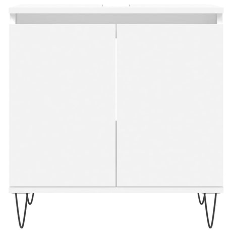 3 Piece Bathroom Cabinet Set Engineered Wood
