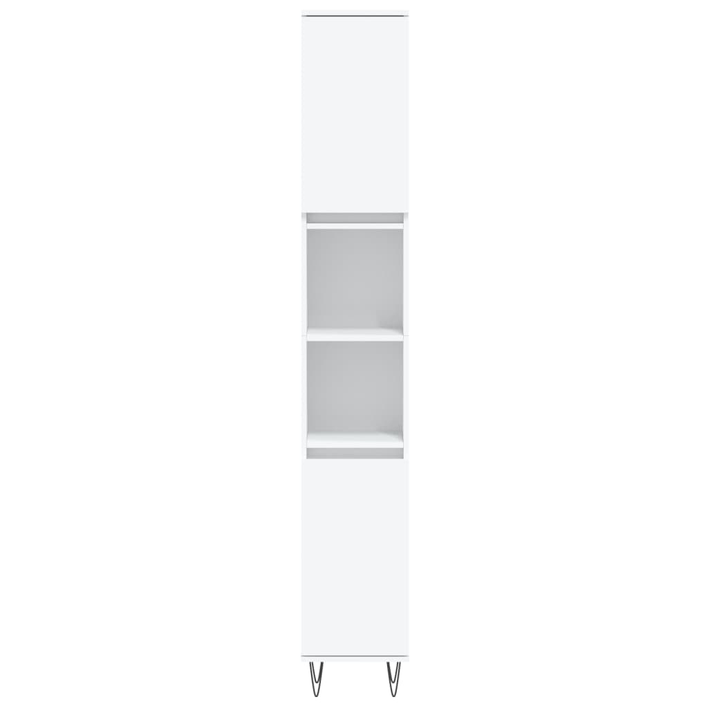 3 Piece Bathroom Cabinet Set Engineered Wood