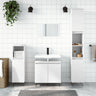 3 Piece Bathroom Cabinet Set Engineered Wood