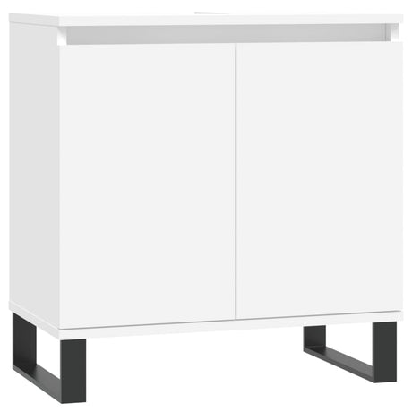 3 Piece Bathroom Cabinet Set Engineered Wood