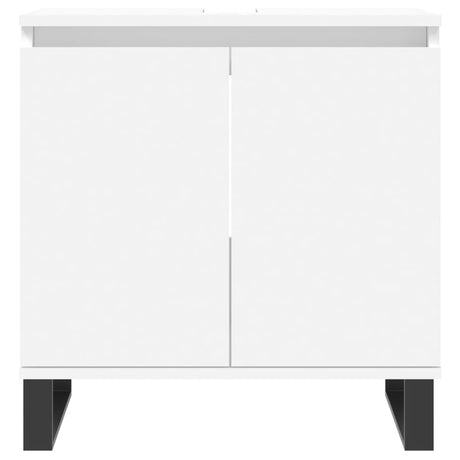 3 Piece Bathroom Cabinet Set Engineered Wood