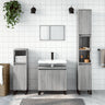 3 Piece Bathroom Cabinet Set Engineered Wood