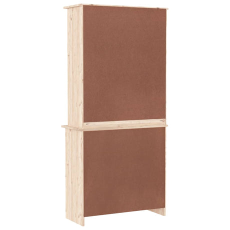 Highboard Alta 77X35X165 Cm Solid Wood Pine
