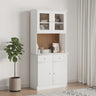 Highboard Alta 77X35X165 Cm Solid Wood Pine