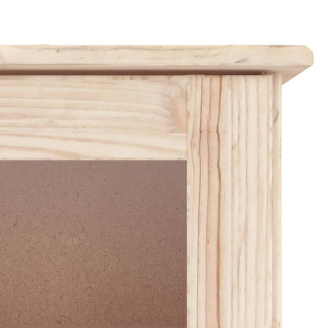 Highboard Alta 77X35X188 Cm Solid Wood Pine