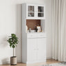 Highboard Alta 77X35X188 Cm Solid Wood Pine
