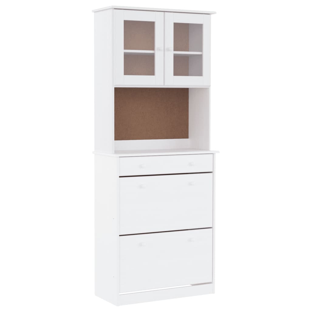 Highboard Alta 77X35X188Cm Solid Wood Pine