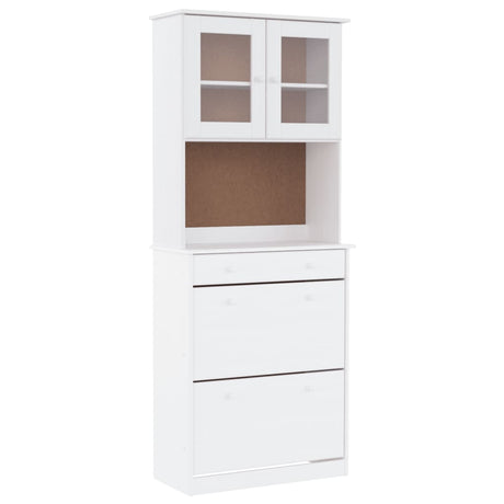 Highboard Alta 77X35X188Cm Solid Wood Pine