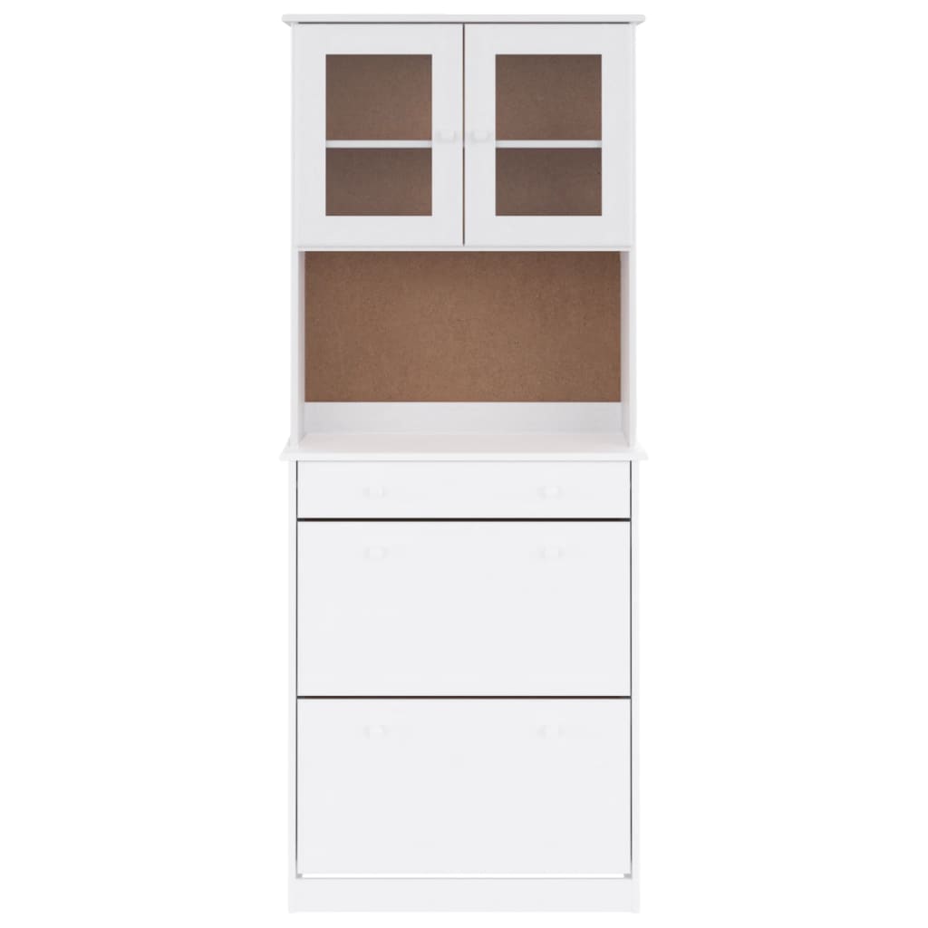 Highboard Alta 77X35X188Cm Solid Wood Pine