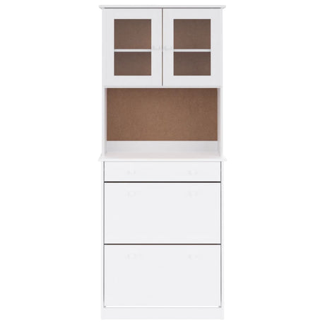 Highboard Alta 77X35X188Cm Solid Wood Pine