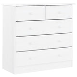 Highboard Alta 77X35X165 Cm Solid Wood Pine
