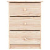 Bedside Cabinet Alta 41X35X55.5 Solid Wood Pine