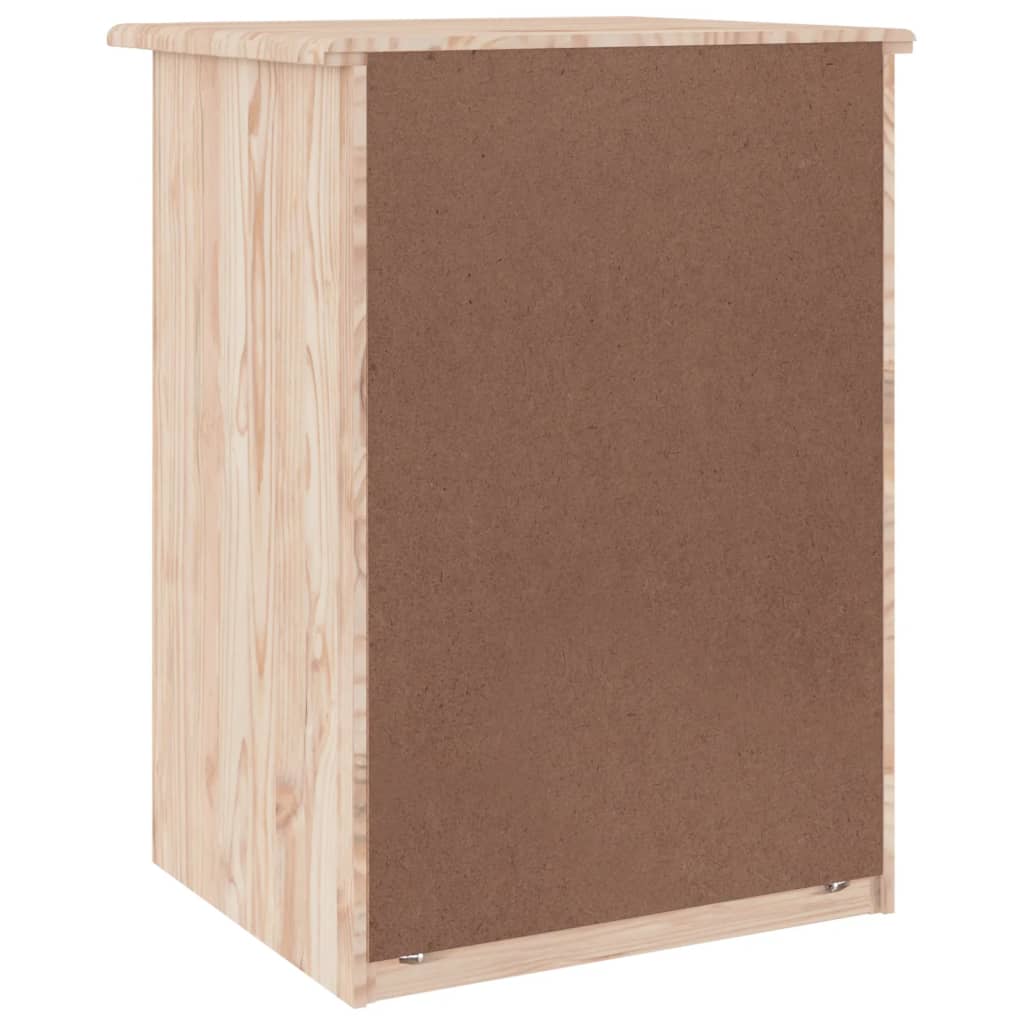 Bedside Cabinet Alta 41X35X55.5 Solid Wood Pine
