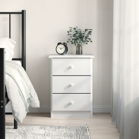 Bedside Cabinet Alta 41X35X55.5 Solid Wood Pine
