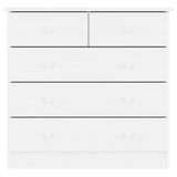 Chest of Drawers ALTA White 77x35x73 cm Solid Wood Pine