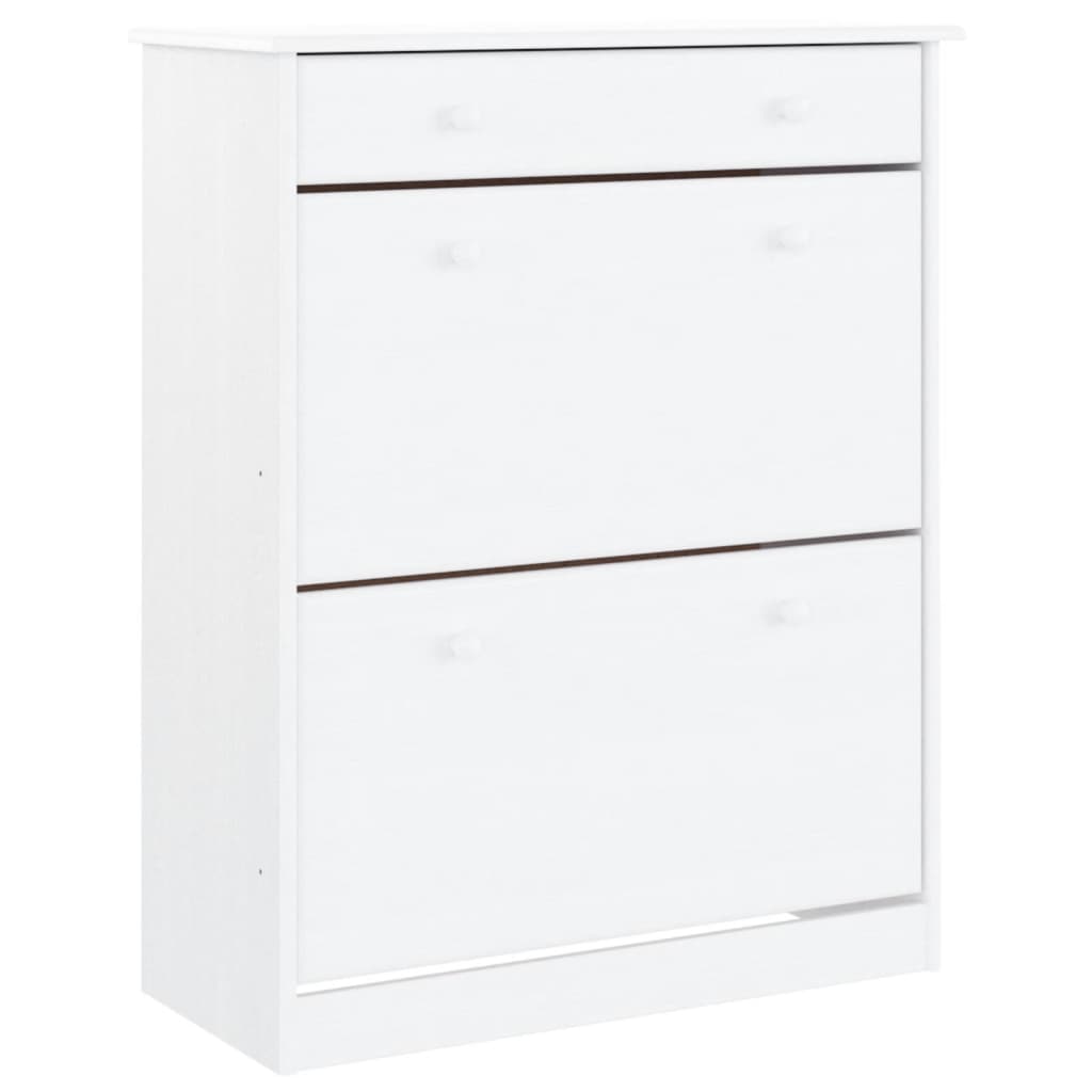 Shoe Cabinet Alta 77X35X96 Cm Solid Wood Pine