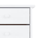 Shoe Cabinet Alta 77X35X96 Cm Solid Wood Pine