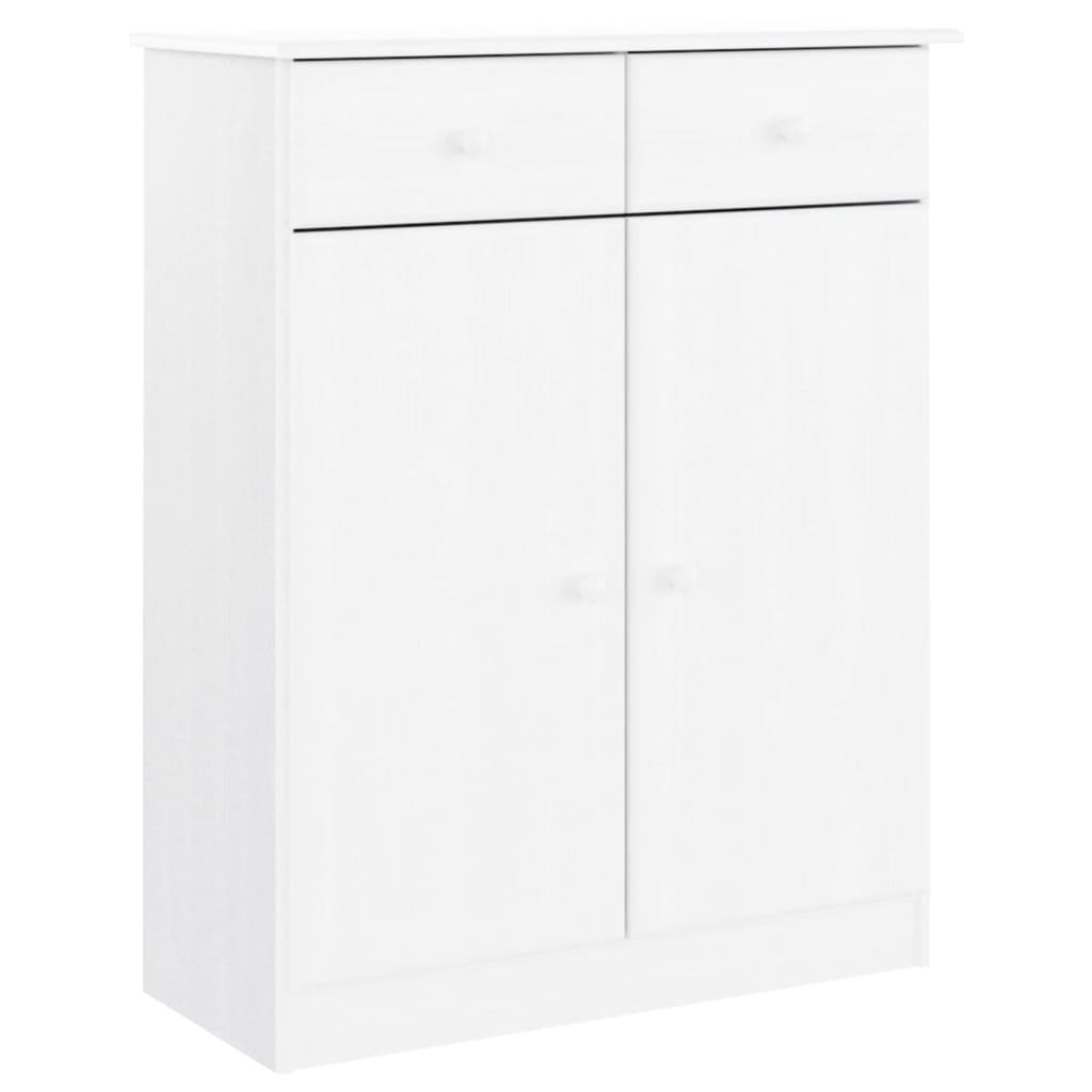 Shoe Cabinet Alta 77X35X96 Cm Solid Wood Pine