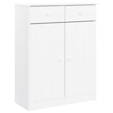 Shoe Cabinet Alta 77X35X96 Cm Solid Wood Pine