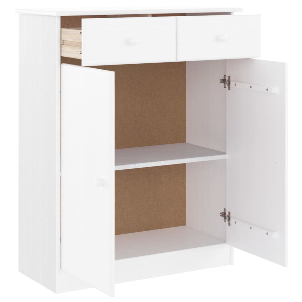 Shoe Cabinet Alta 77X35X96 Cm Solid Wood Pine
