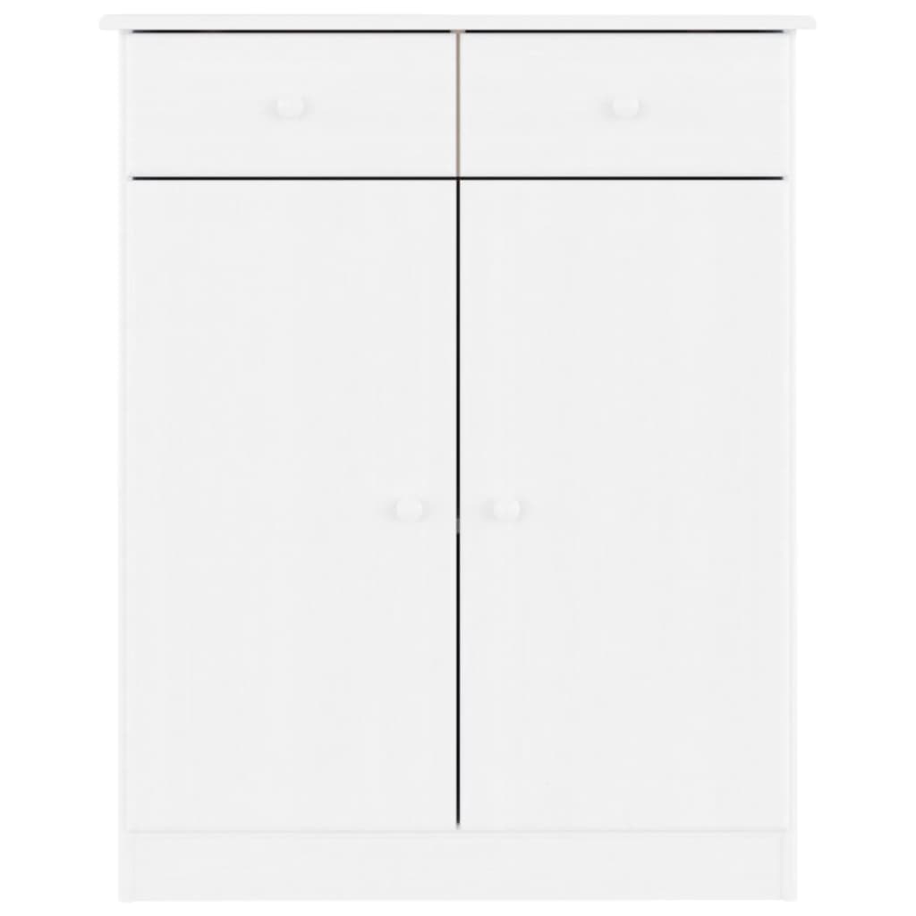 Shoe Cabinet Alta 77X35X96 Cm Solid Wood Pine