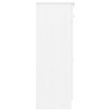 Shoe Cabinet Alta 77X35X96 Cm Solid Wood Pine