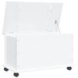 Storage Chest With Wheels Alta 73X39.5X43 Cm Solid Wood Pine