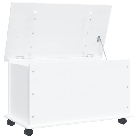 Storage Chest With Wheels Alta 73X39.5X43 Cm Solid Wood Pine